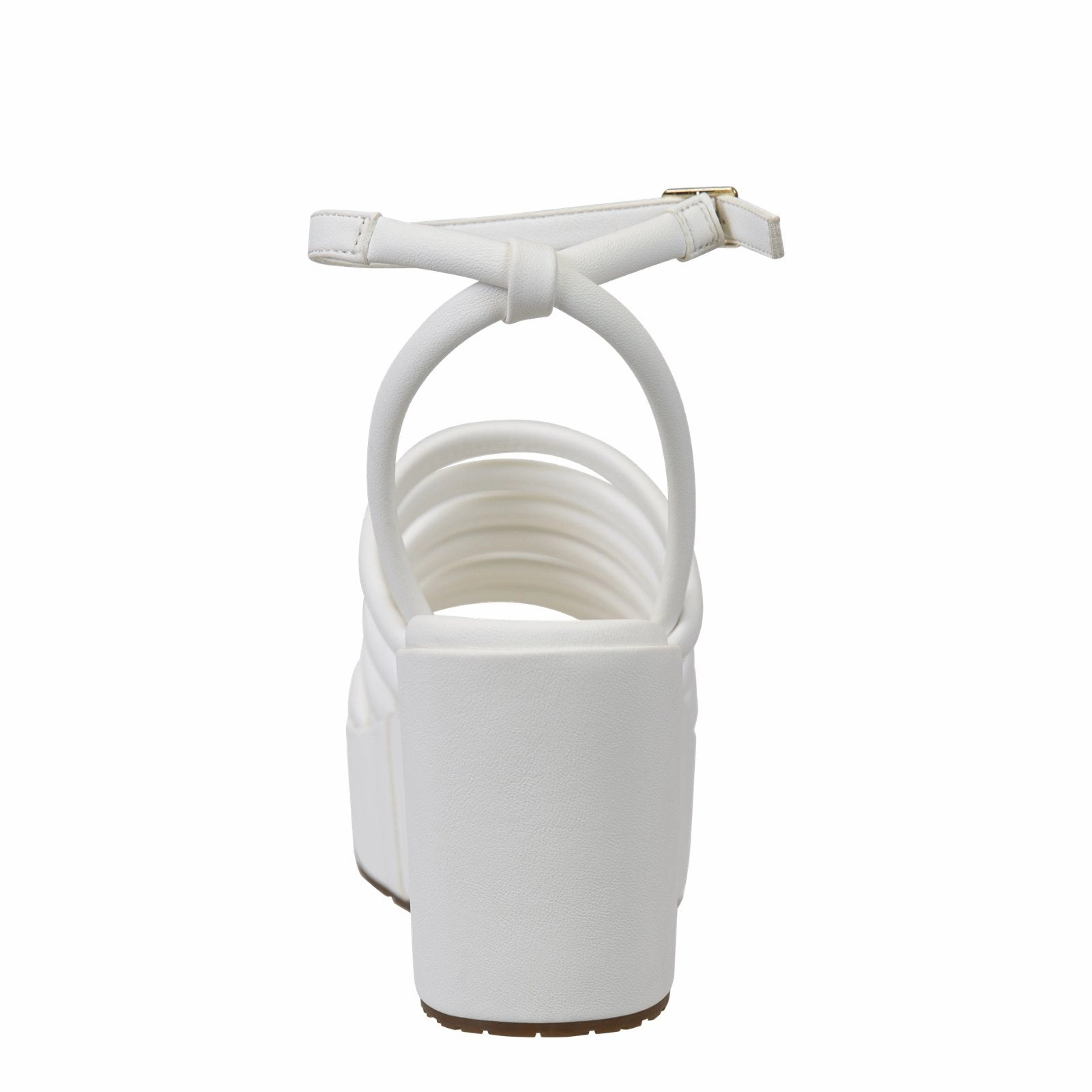 Naked Feet: ANTIPODE in WHITE Heeled Sandals