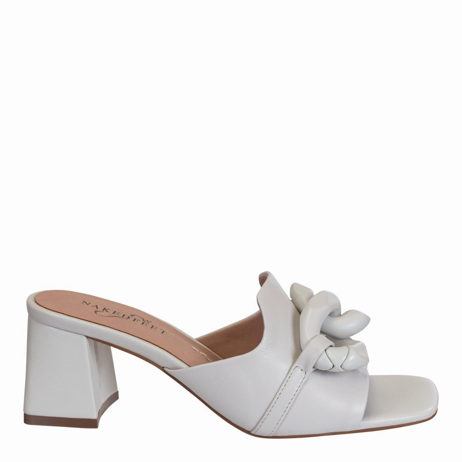 Naked Feet: COTERIE in MIST Heeled Sandals