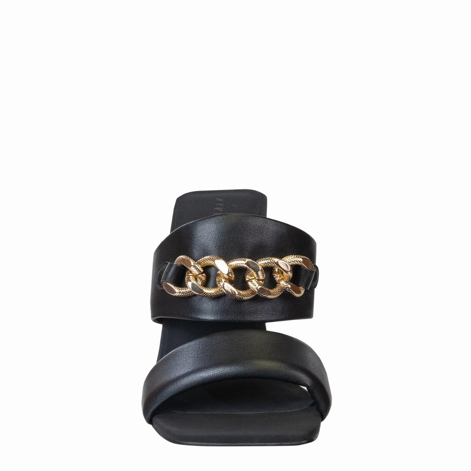 Naked Feet: PROPRIETY in BLACK Heeled Sandals
