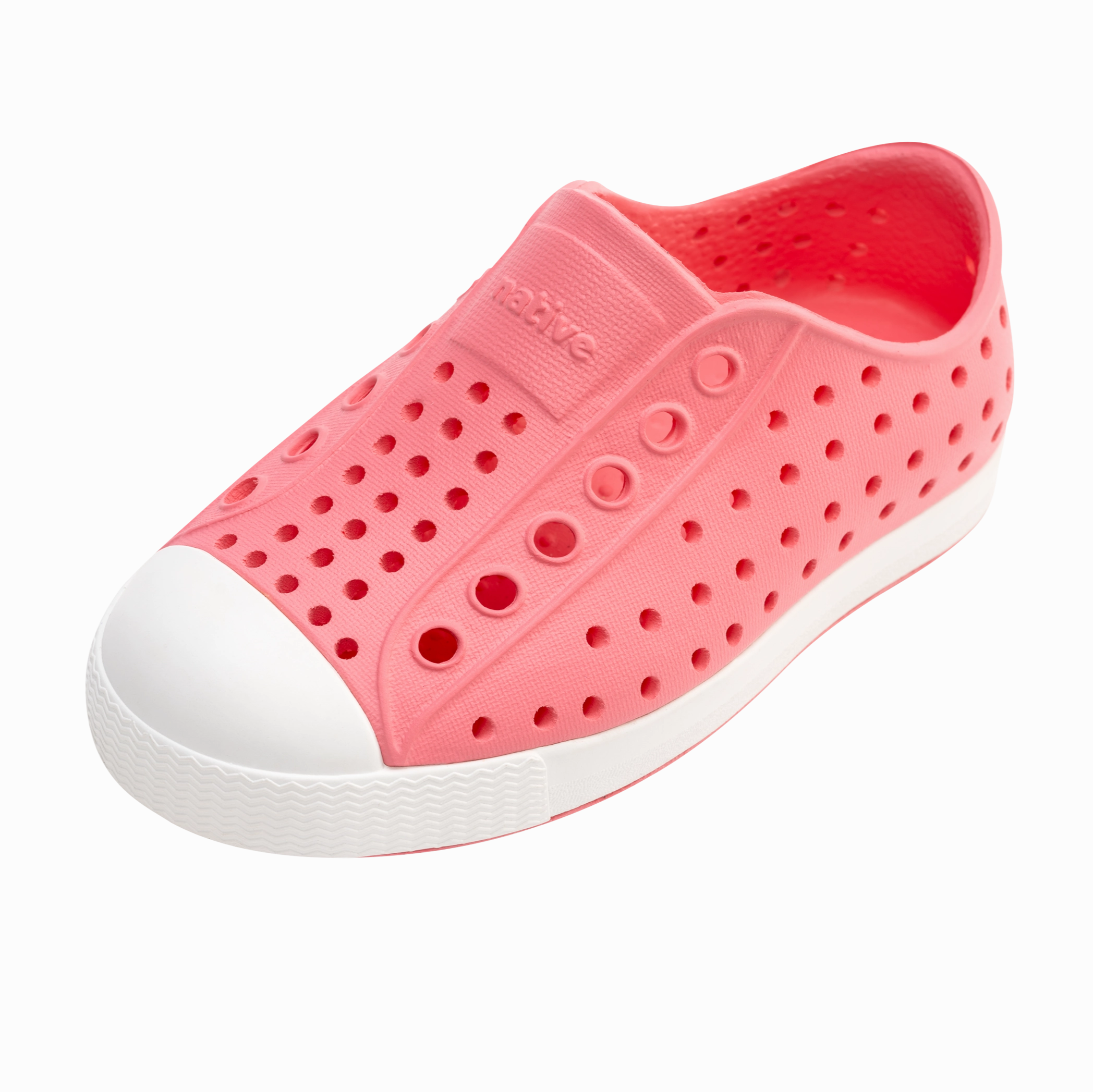 Native Shoes Flamingo Pink/Shell White Toddler Jefferson Shoe