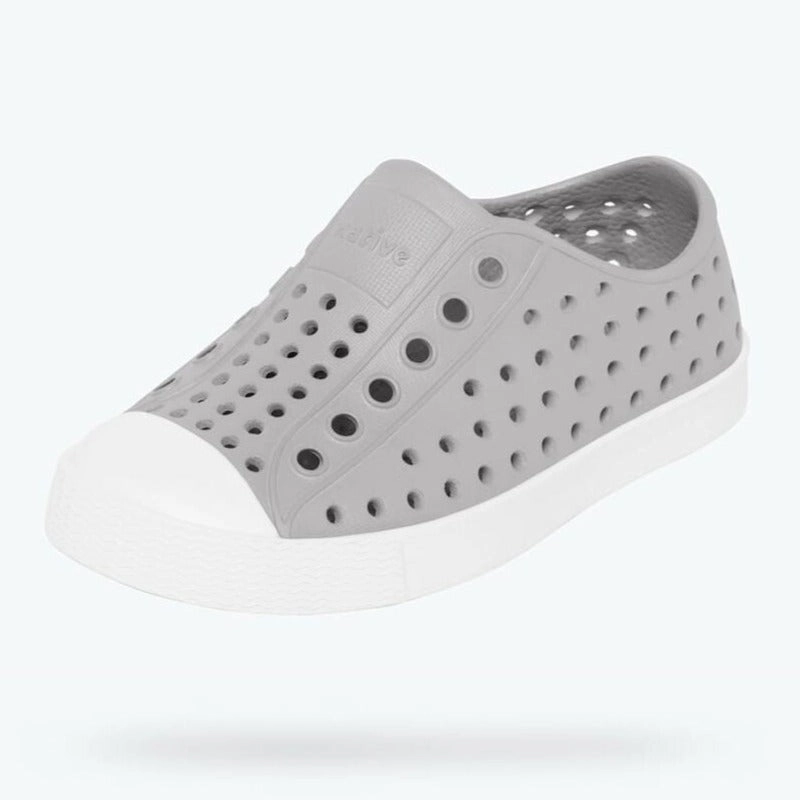 Native Shoes Pigeon Grey/Shell White Toddler Jefferson Shoe