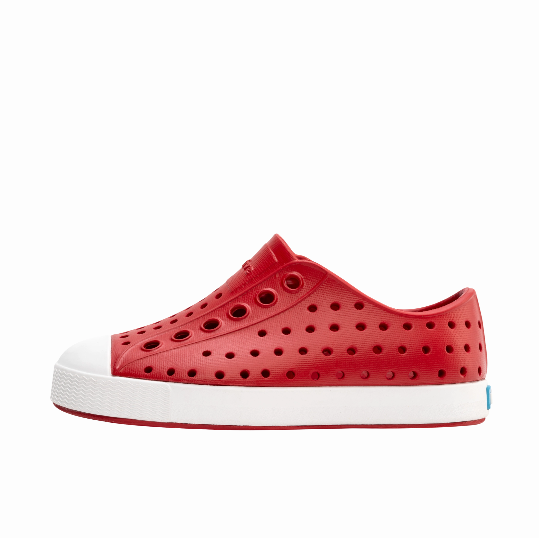Native Shoes Ruby Red/Shell White Toddler Jefferson Shoe
