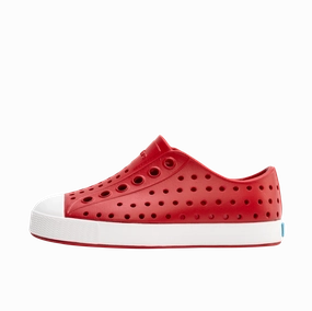 Native Shoes Ruby Red/Shell White Toddler Jefferson Shoe