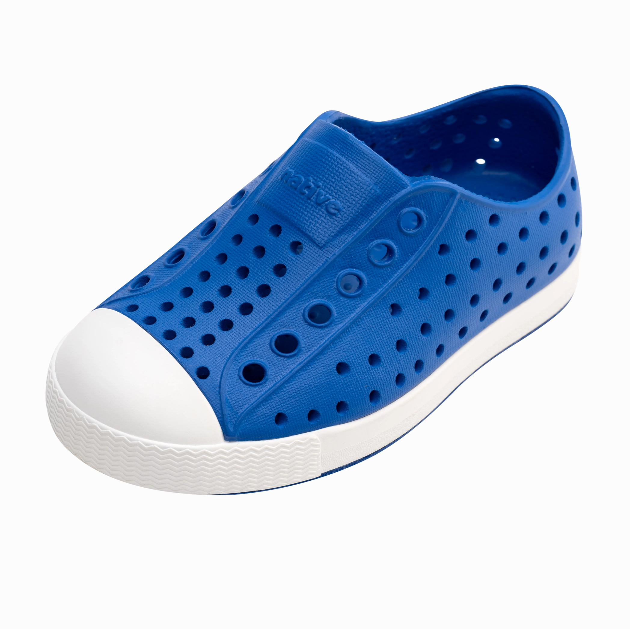 Native Shoes UV Blue /Shell White Toddler Jefferson Shoe
