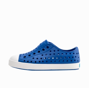 Native Shoes UV Blue /Shell White Toddler Jefferson Shoe