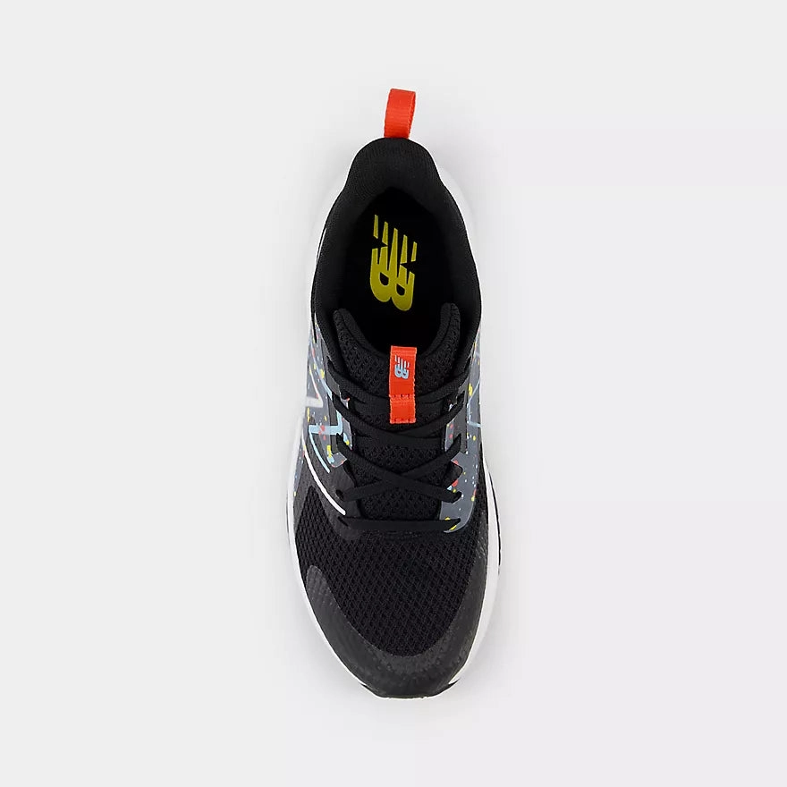 New Balance Black Rave Run Youth Sneaker
