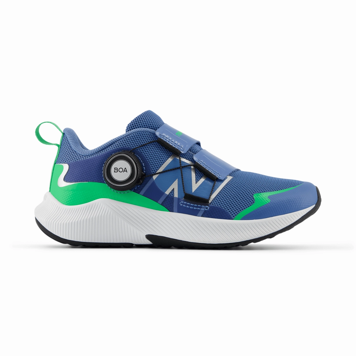 New Balance Kid's (Preschool) DynaSoft Reveal v4 BOA PTRVLBG4 Blue Laguna/Green Apple/Black