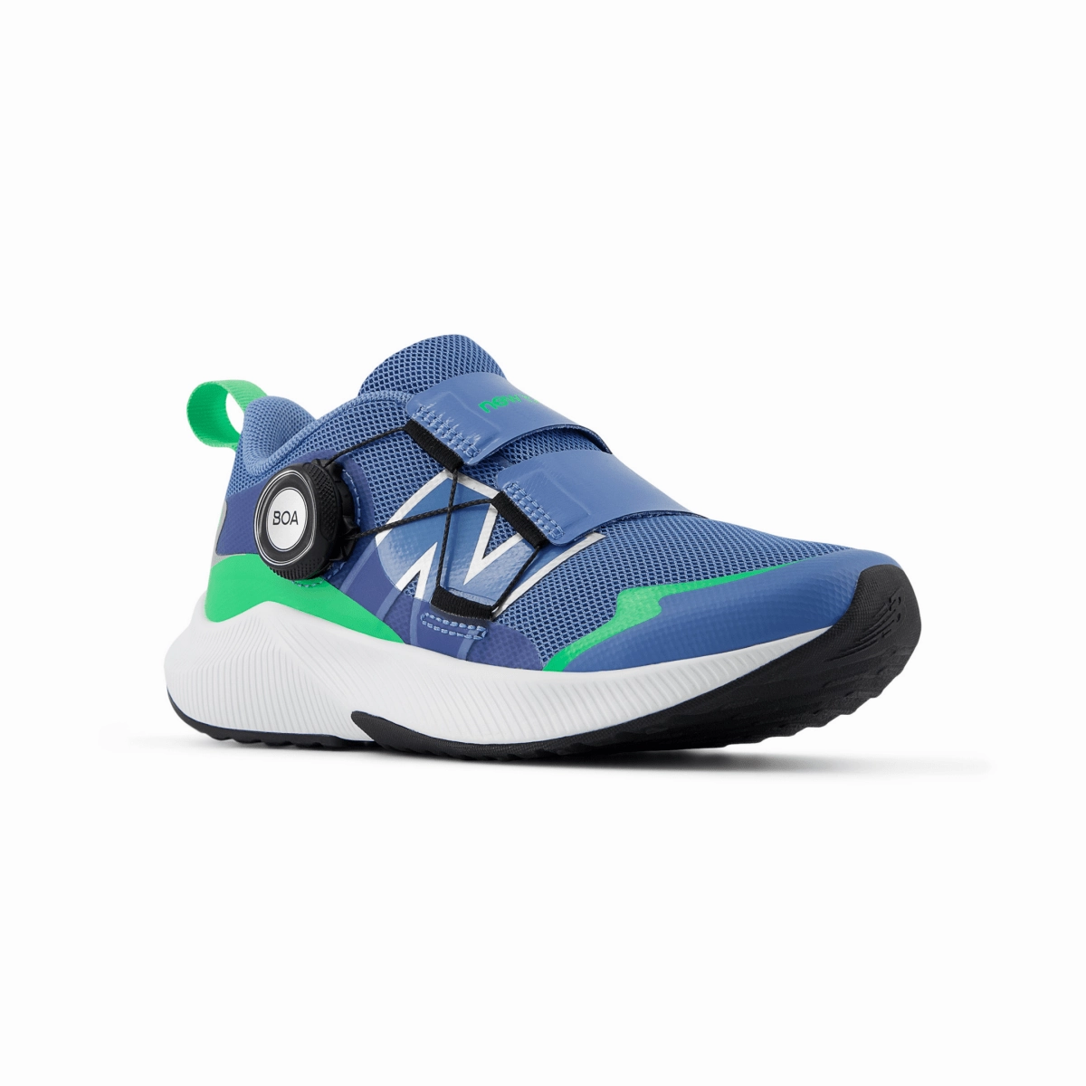 New Balance Kid's (Preschool) DynaSoft Reveal v4 BOA PTRVLBG4 Blue Laguna/Green Apple/Black