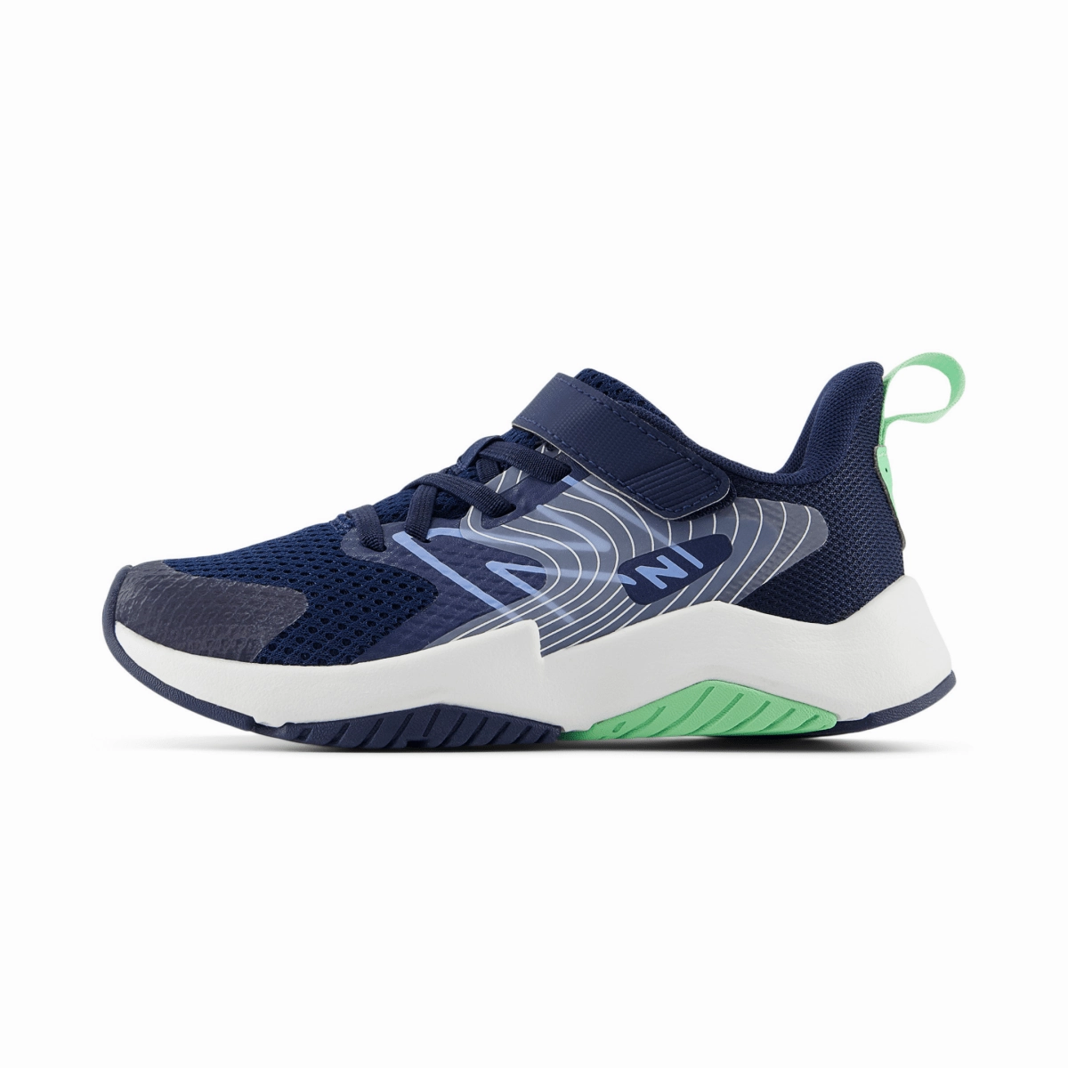 New Balance Kid's (Preschool) Rave Run v2 YTRAVAB2 Navy/Electric Sky/Sweetgrass