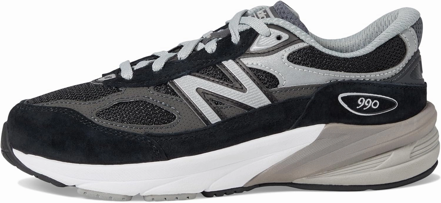 New Balance Kids' 990 V6 Lace-Up Sneaker