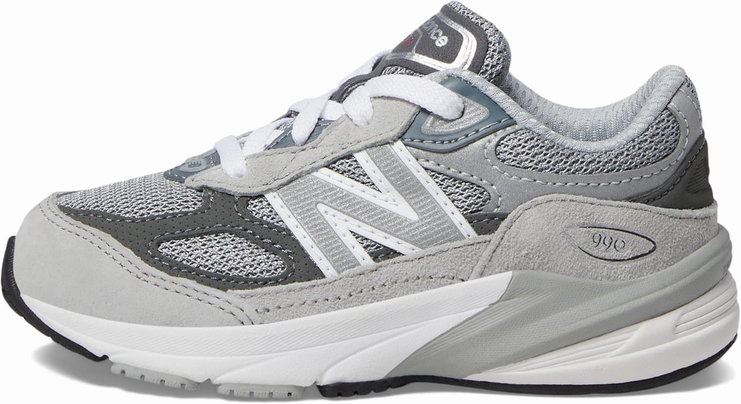 New Balance Kids' 990 V6 Lace-Up Sneaker