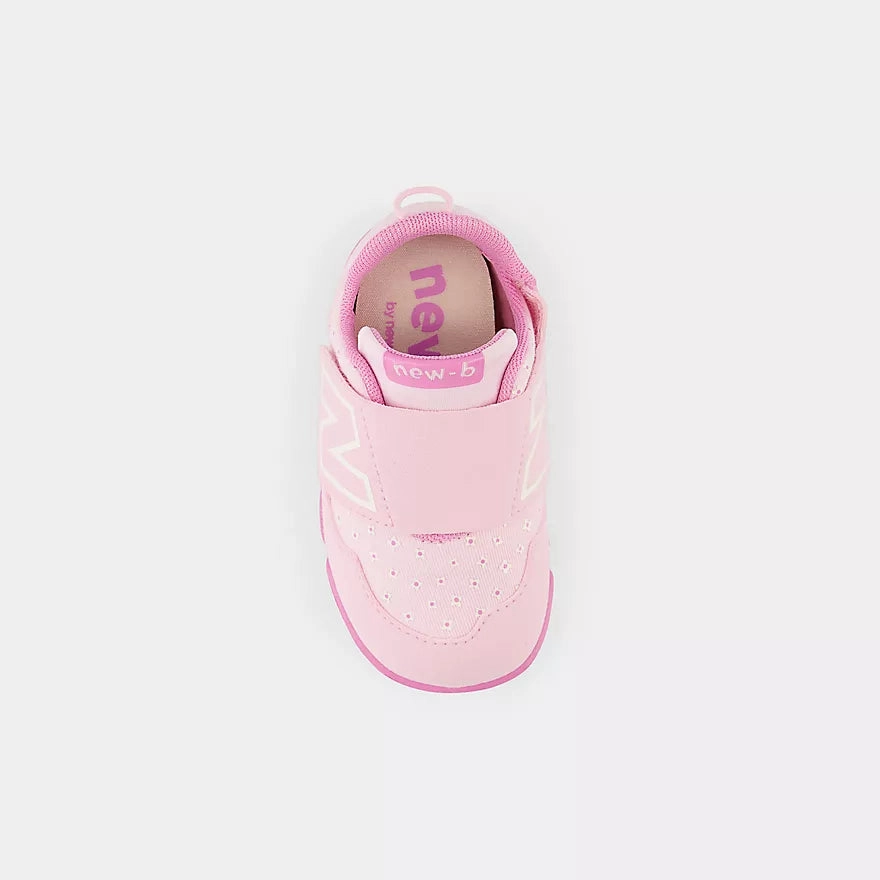 New Balance Pink New-B Hook & Loop Baby Sneaker