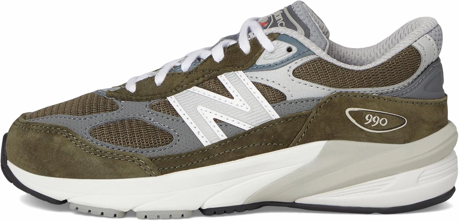 New Balance Unisex-Child FuelCell 990 V6 Lace-up Sneaker