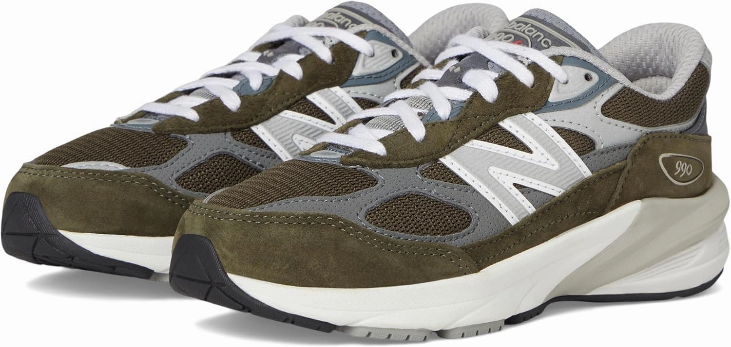 New Balance Unisex-Child FuelCell 990 V6 Lace-up Sneaker