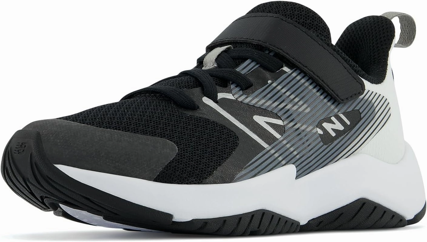 New Balance Unisex-Child Rave Run V2 Bungee Lace with Top Strap Shoe