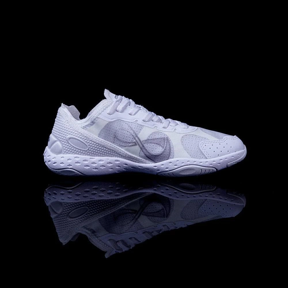 Nfinity Cheer Shoes - Alpha White Sneakers for Women - Lightweight Breathable Shoes for Women - Comfortable Womens Athletic Shoes - Versatile and Flexible Womens Walking Sneakers