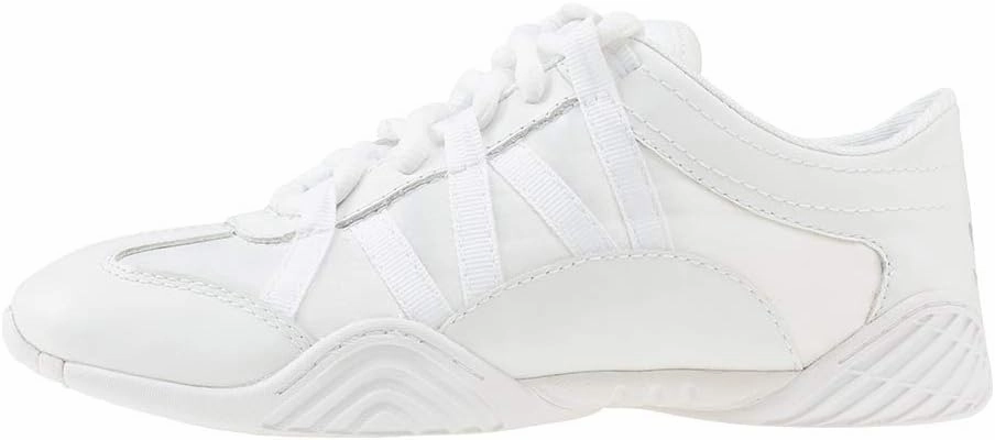Nfinity Evolution White Cheer Shoes for Youth Girls  Breathable, High-Performance Sneakers for Cheerleading and Sports  Lightweight & Built to Last