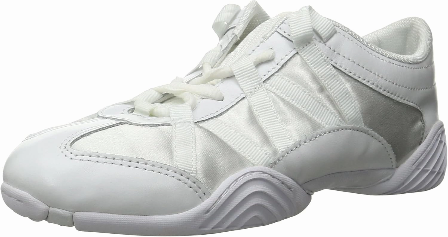Nfinity Evolution White Cheer Shoes for Youth Girls  Breathable, High-Performance Sneakers for Cheerleading and Sports  Lightweight & Built to Last