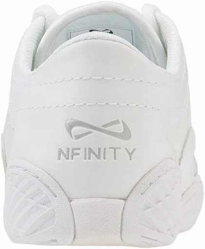 Nfinity Evolution White Cheer Shoes for Youth Girls  Breathable, High-Performance Sneakers for Cheerleading and Sports  Lightweight & Built to Last