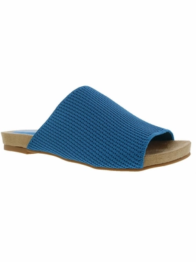 Nigh Womens Slip On Flat Slide Sandals