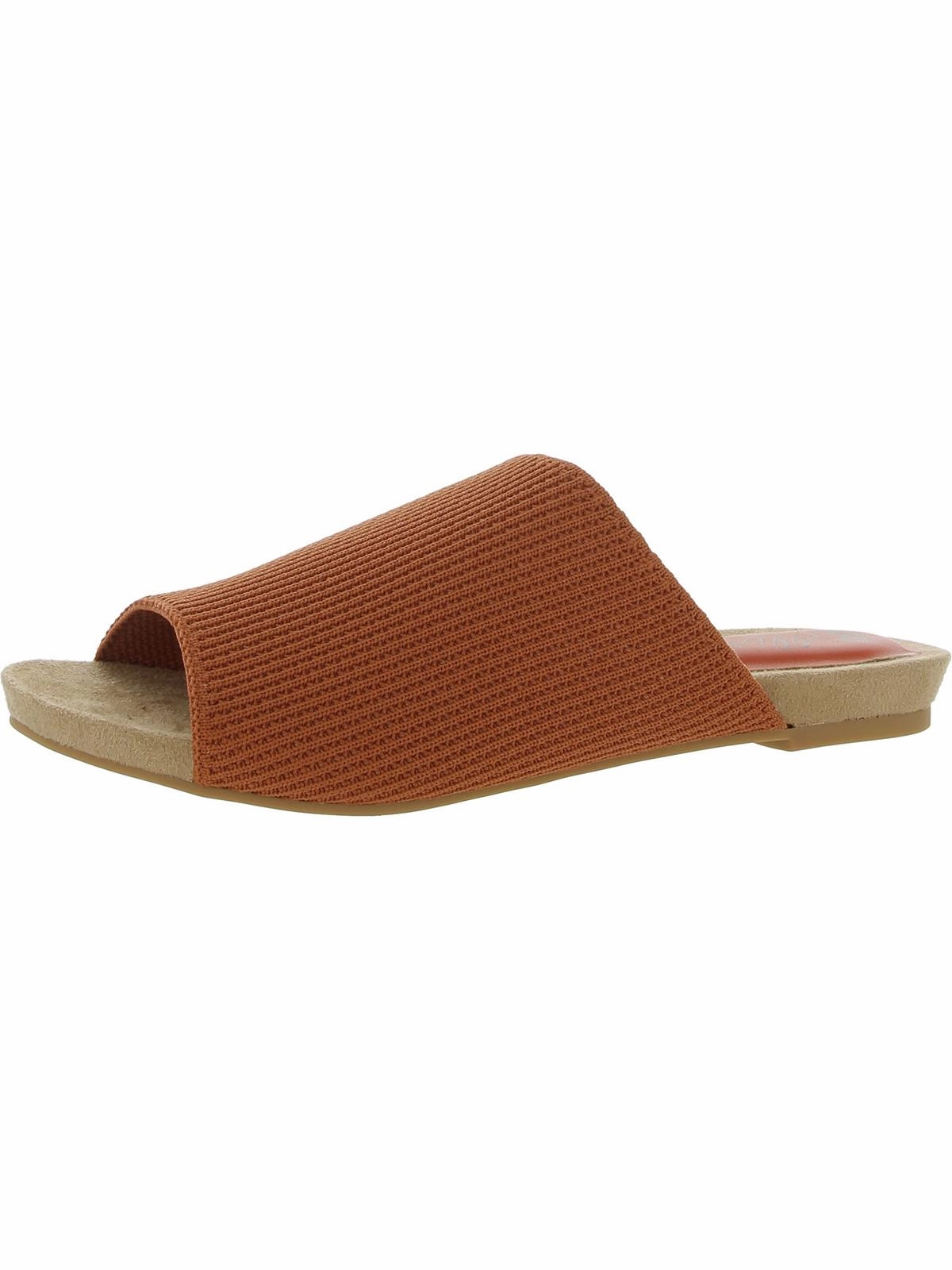 Nigh Womens Slip On Flat Slide Sandals
