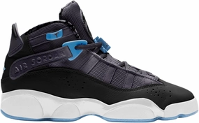 Nike 6 Rings Grade School Lifestyle Shoes (University Blue/Black/White)