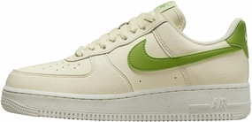 Nike Air Force 1 '07 Women's Shoes (DV3808-102, Coconut Milk/Chlorophyll-SAIL-Volt) Size 7