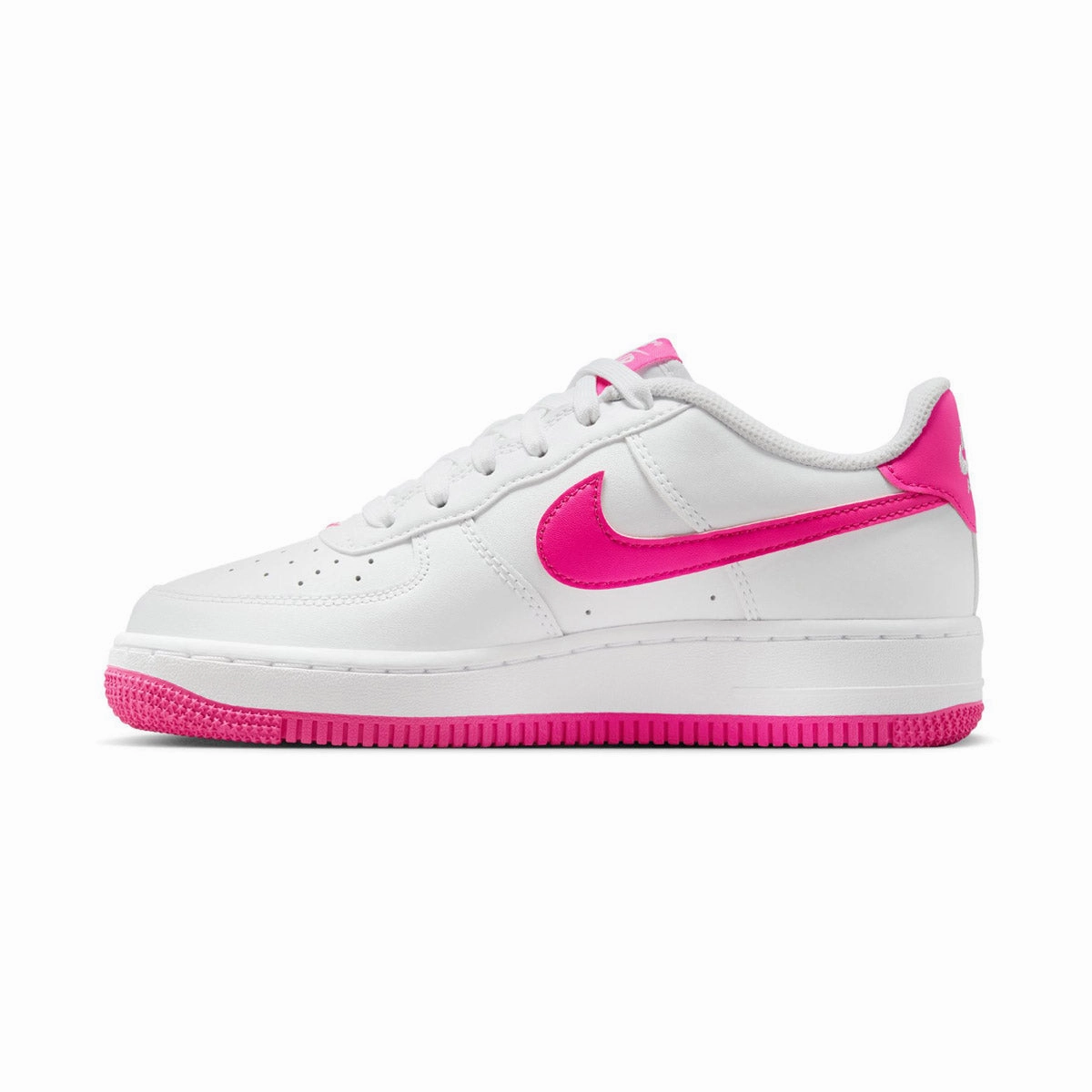 Nike Air Force 1 'Laser Fuchsia' Little/Big Kids' Shoes