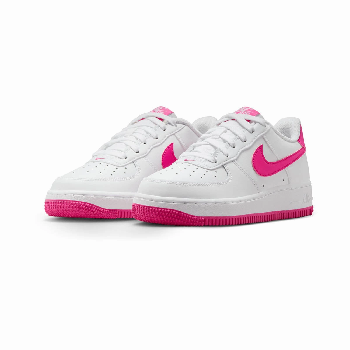 Nike Air Force 1 'Laser Fuchsia' Little/Big Kids' Shoes