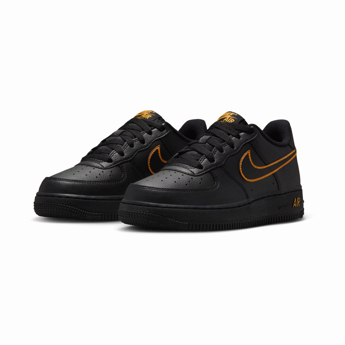 Nike Air Force 1 'Sundial Black' Big Kids' Shoes