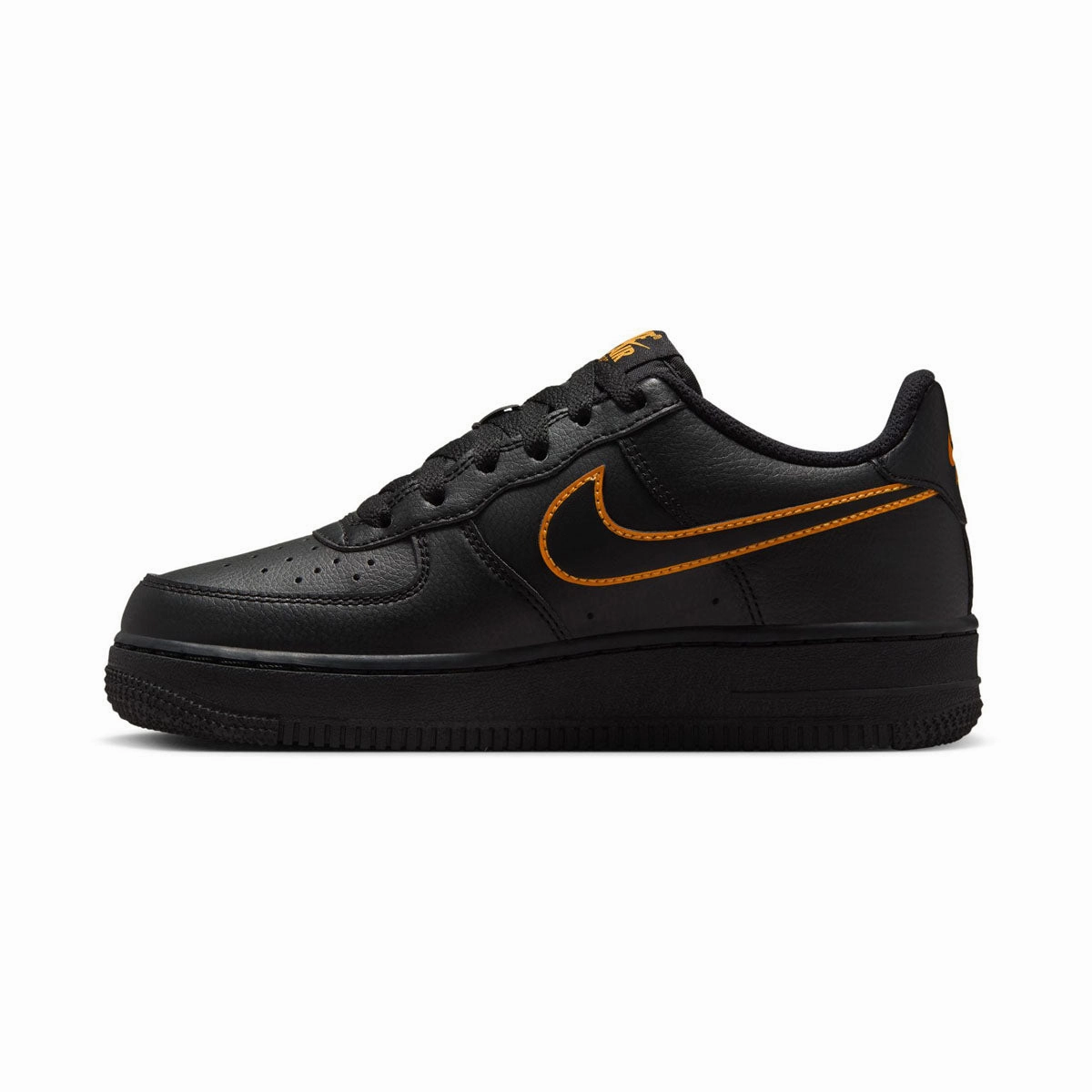 Nike Air Force 1 'Sundial Black' Big Kids' Shoes