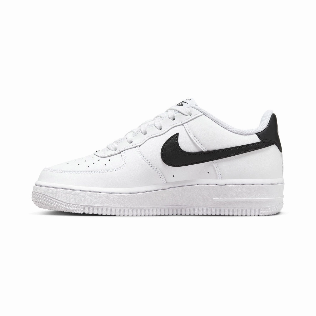 Nike Air Force 1 'White Black' Big Kids' Shoes