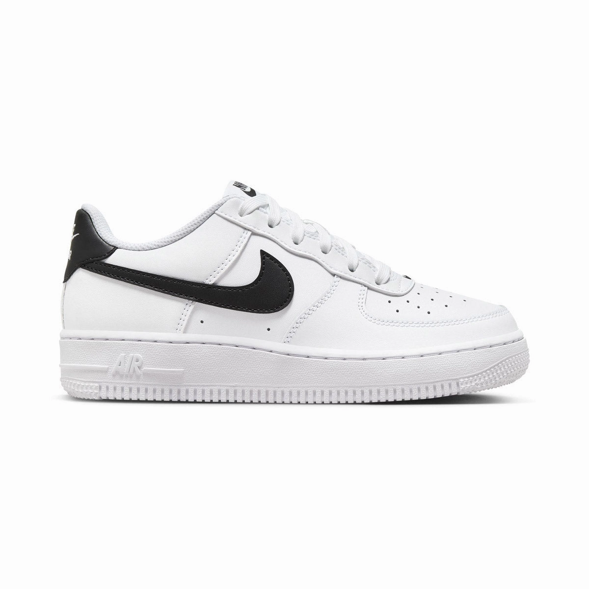 Nike Air Force 1 'White Black' Big Kids' Shoes