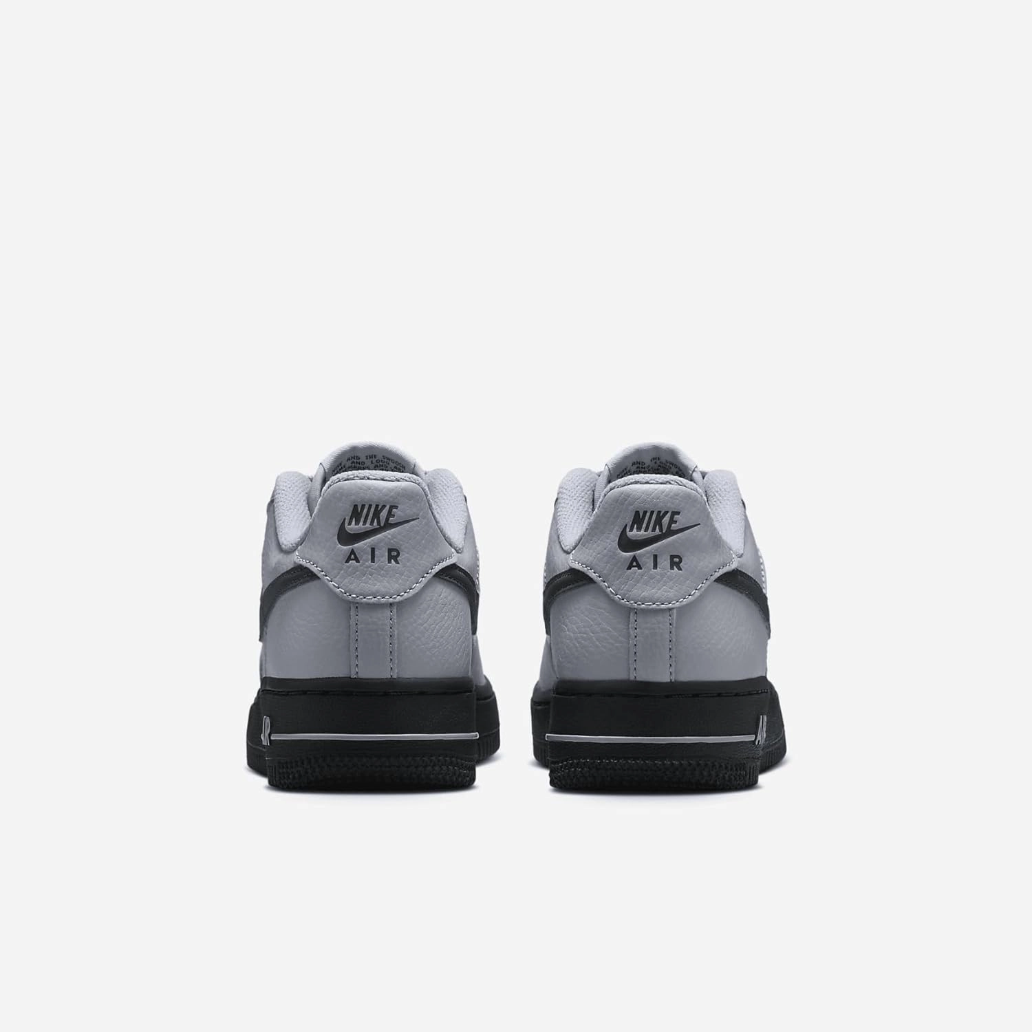 Nike Air Force 1 Big Kids' Shoes (HQ3807-002, Wolf Grey/Dark Smoke Grey)