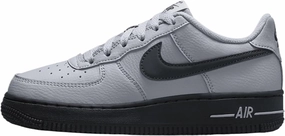 Nike Air Force 1 Big Kids' Shoes (HQ3807-002, Wolf Grey/Dark Smoke Grey)