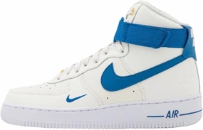 Nike Air Force 1 High Womens Sail/Blue Jay-White Size 7