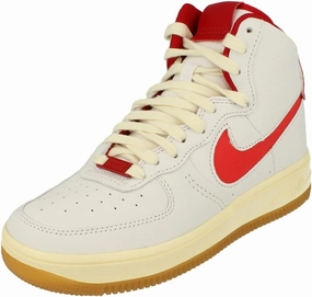 Nike Air Force 1 Sculpt AF1 Womens Trainers FN3500 Sneakers Shoes (UK 3.5 US 6 EU 36, White Light Crimson Gym red 100)