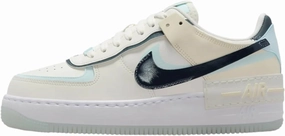Nike Air Force 1 Shadow Women's Shoes (DZ1847-107, Sail/Glacier Blue/Coconut Milk/Armory Navy) Size 9.5