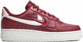 Nike Air Force 1 Womens Premium Team Red/Gym Red Size 7, Team Red/Sail-gym Red,