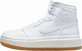 NIKE Air Jordan 1 Elevate High SE Women's Shoes (FB9894-100, White/Sail/Gum Light Brown/White) Size 8