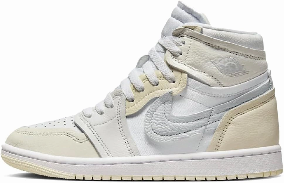 NIKE Air Jordan 1 High Method of Make Women's Shoes (FB9891-100, White/SAIL/Coconut Milk/Pure Platinum) Size 11.5