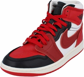 NIKE Air Jordan 1 High Method of Make Women's Shoes (FB9891-600, Sport RED/Black/SAIL/Dune RED) Size 9