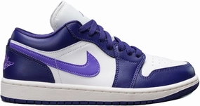 Nike Air Jordan 1 Low Womens Shoes Size 11, Color: Sky J Purple/Action Grape/Sail-Purple