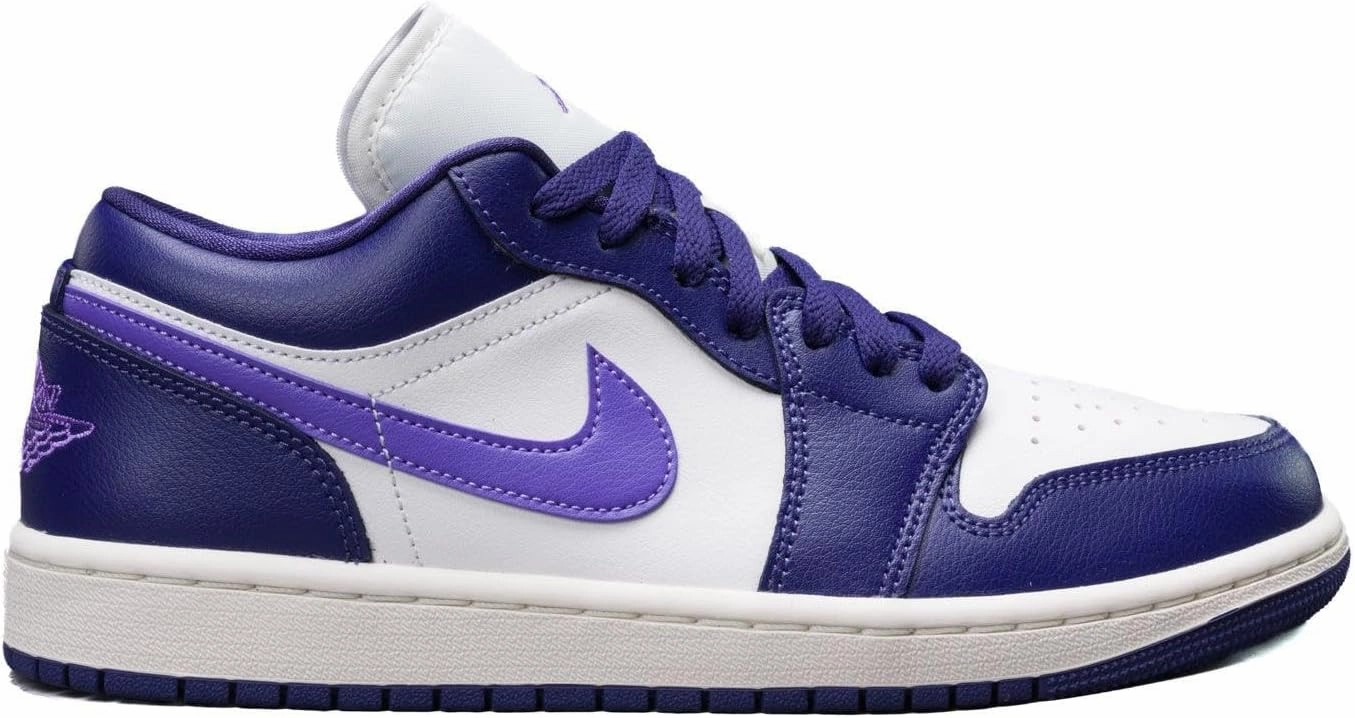Nike Air Jordan 1 Low Womens Shoes Size 11, Color: Sky J Purple/Action Grape/Sail-Purple