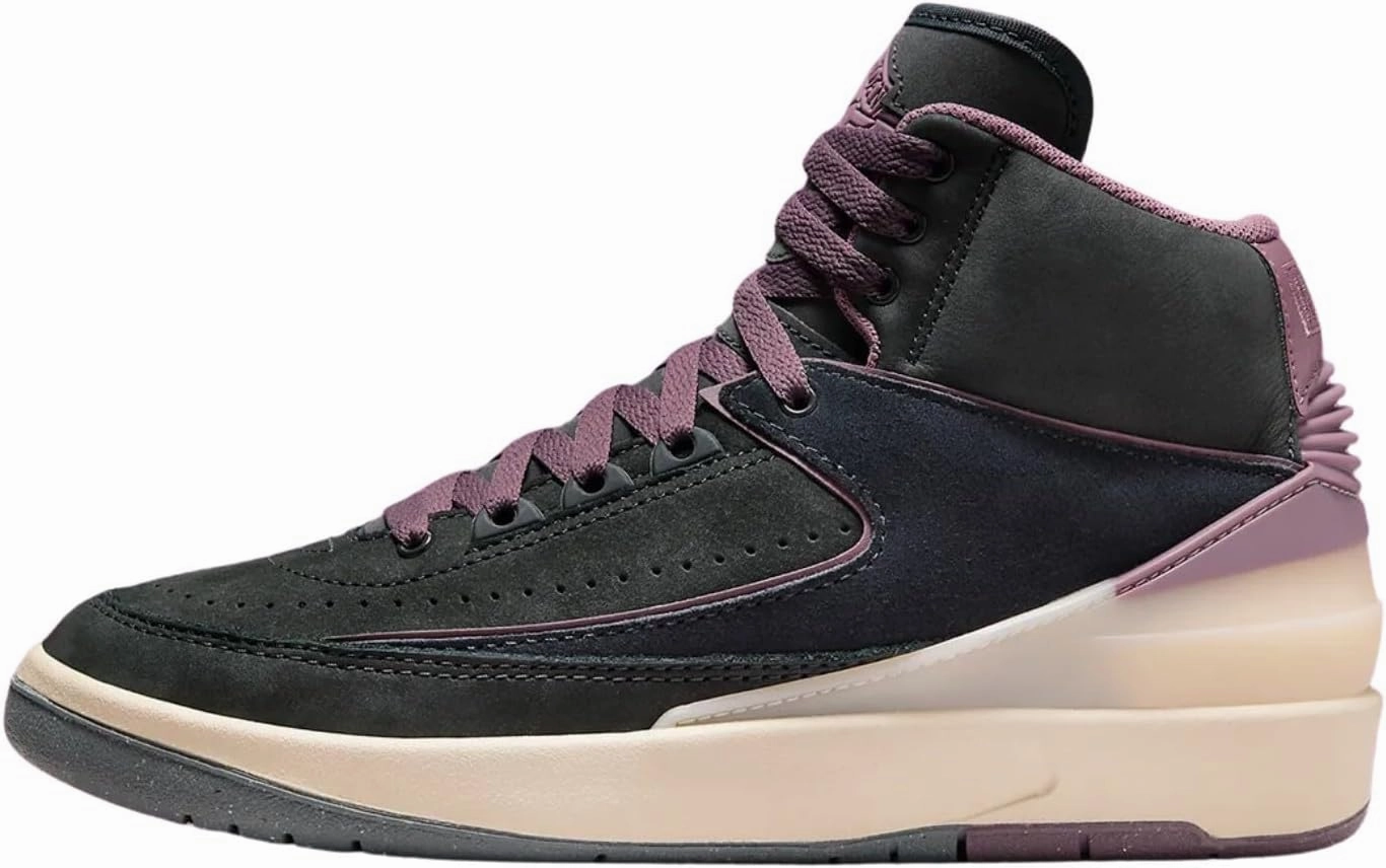 NIKE Air Jordan 2 ""Mauve Women's Shoes (DX4400-005, Off Noir/Guava Ice/Cool Grey/Sky J Mauve) Size 7.5