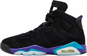 NIKE Air Jordan 6 Retro Aqua Gs Big Kids-Size-5.5