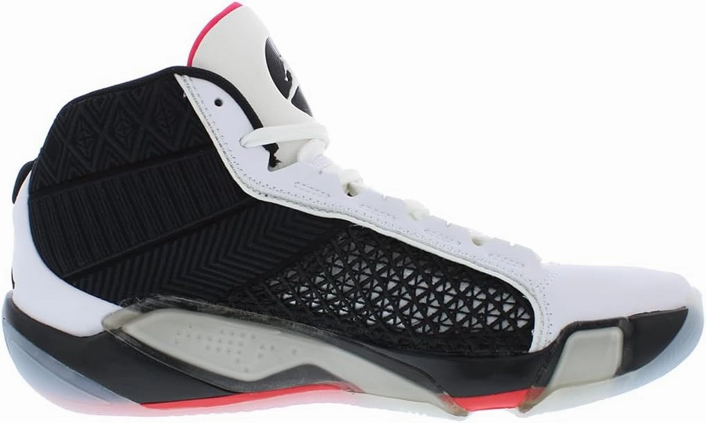 NIKE Air Jordan XXXVIII FIBA Basketball Shoes (FN7481-100, White/Pure Platinum/Metallic Gold)