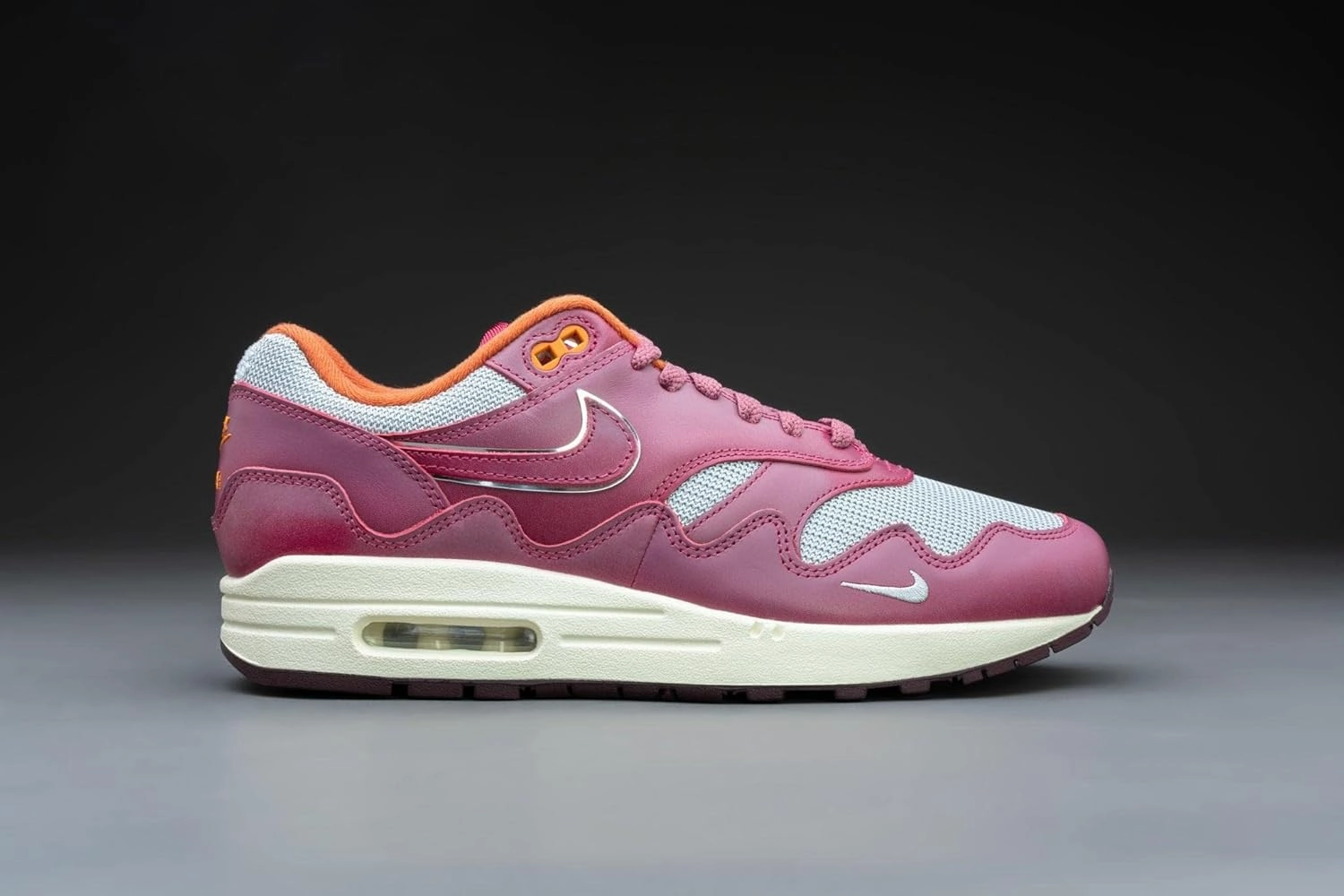 Nike Air Max 1 Patta Waves Rush Maroon (with Bracelet) DO9549-001 Size