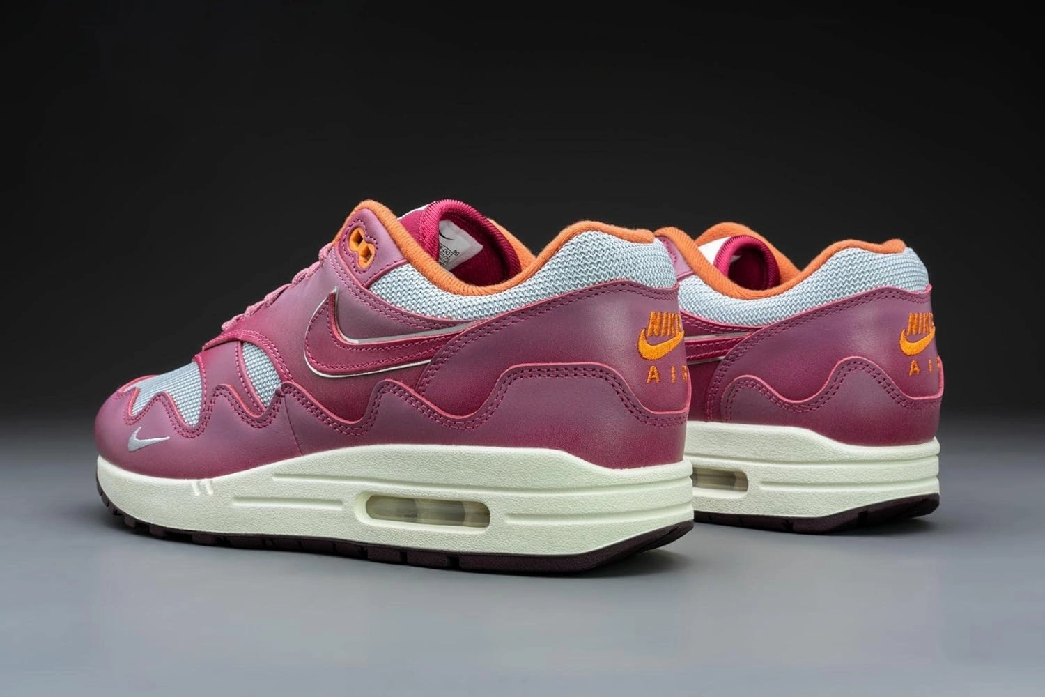 Nike Air Max 1 Patta Waves Rush Maroon (with Bracelet) DO9549-001 Size