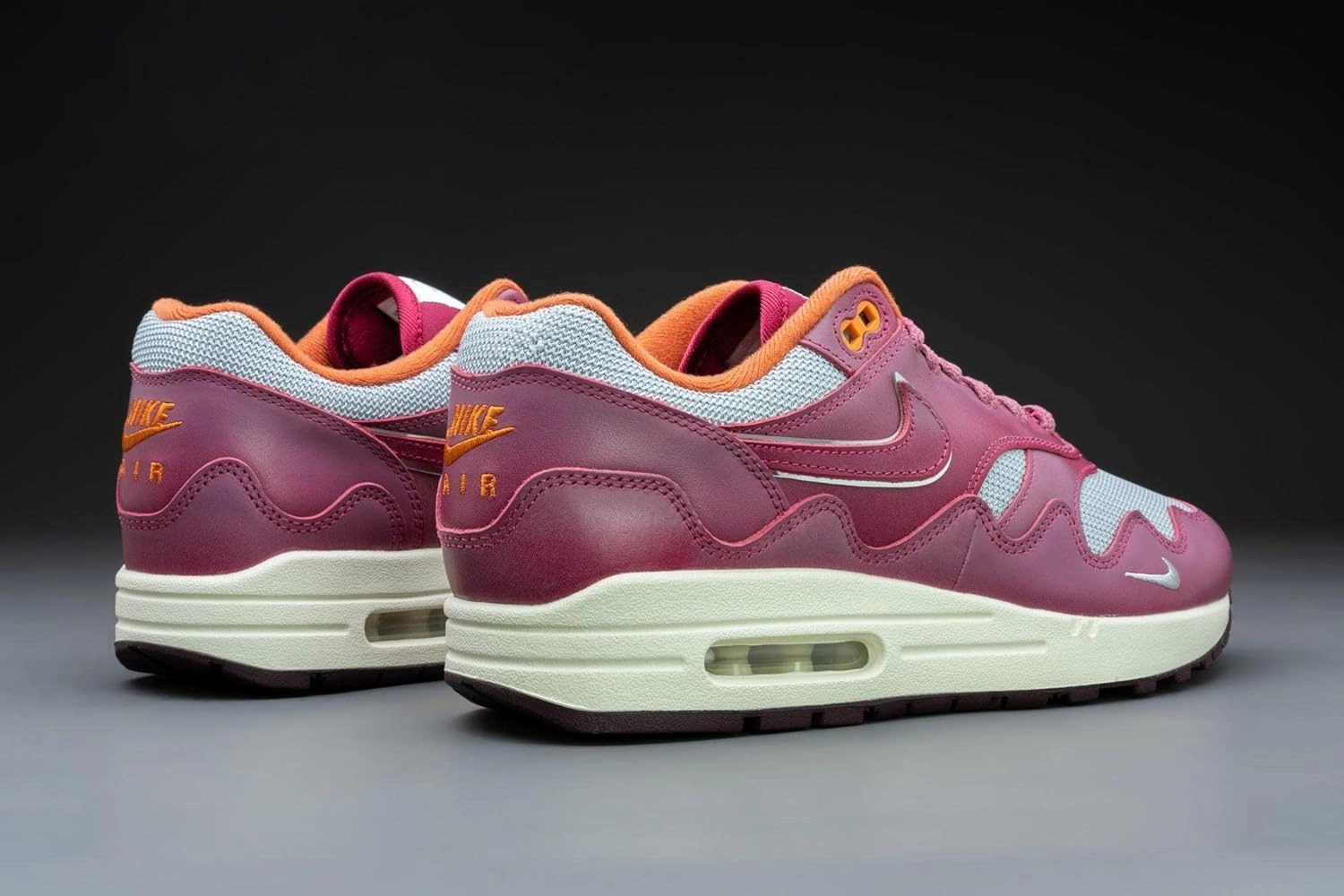 Nike Air Max 1 Patta Waves Rush Maroon (with Bracelet) DO9549-001 Size